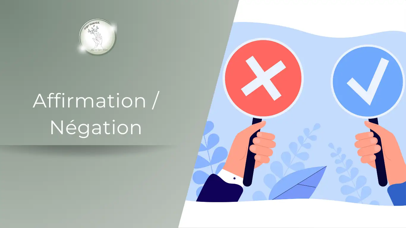 Affirmation / Négation
