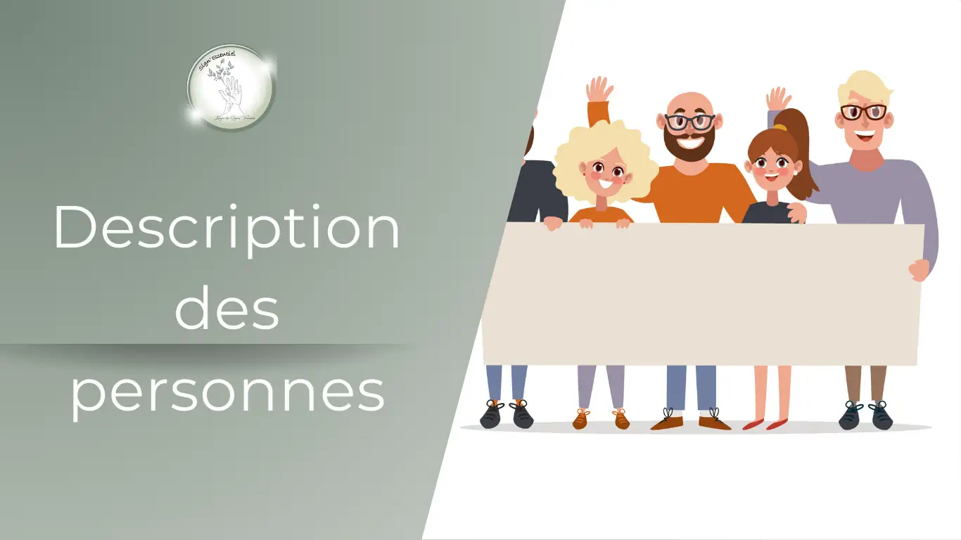Description des personnes