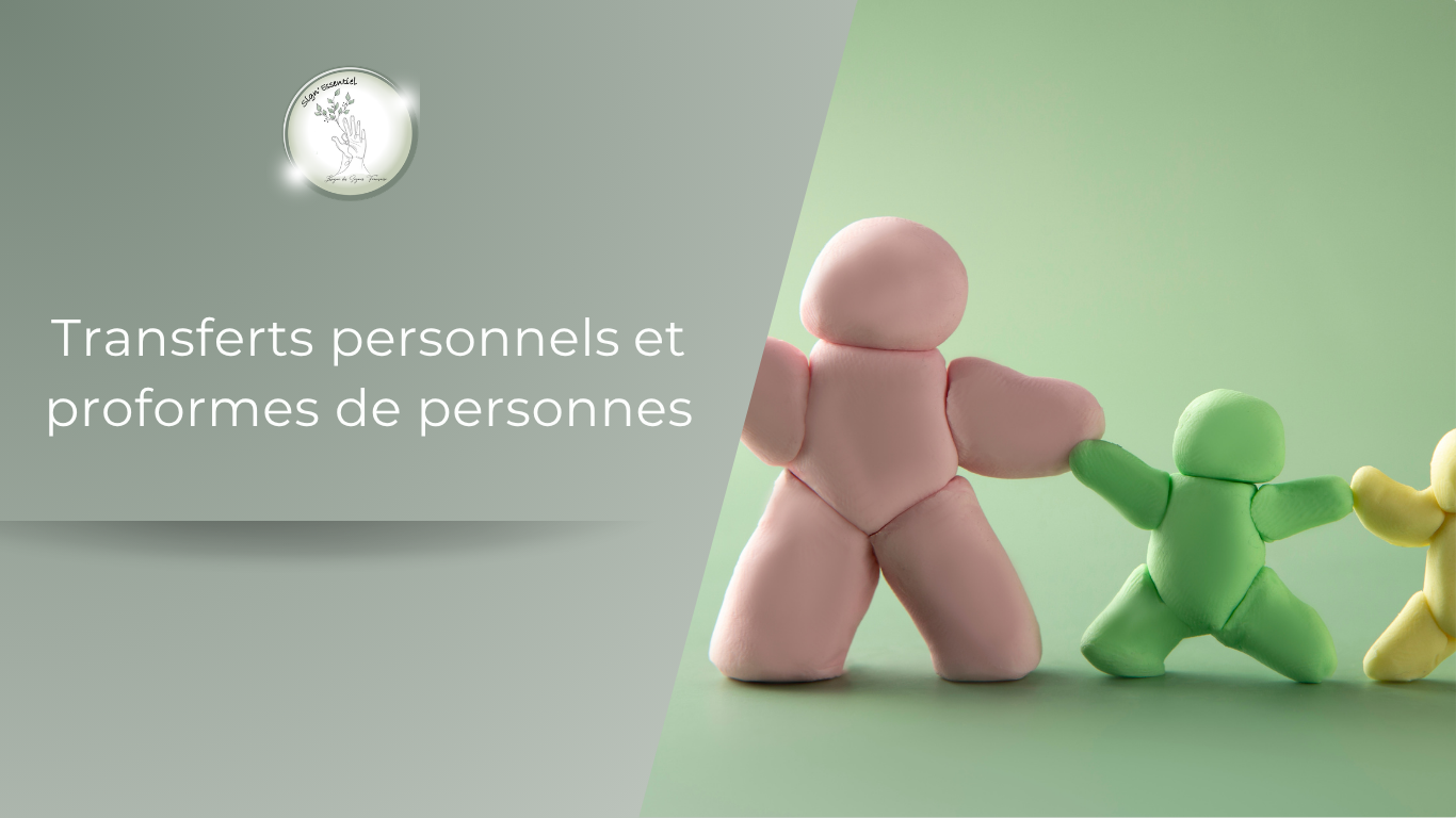 Transferts personnels et proformes de personnes